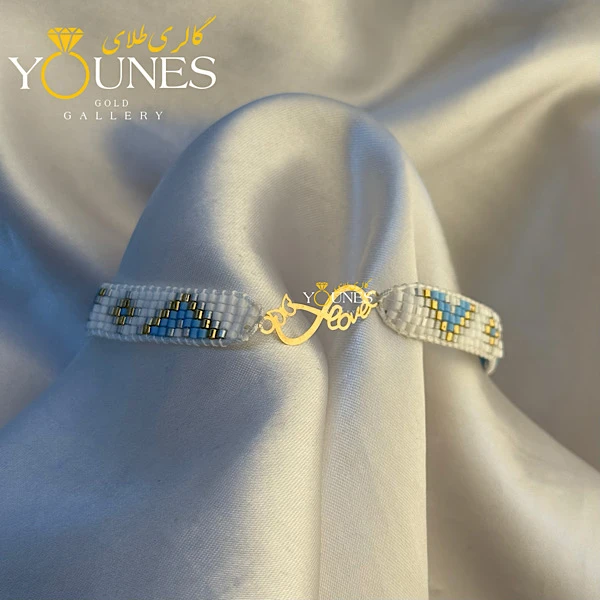 دستبند میوکی بینهایت لاو طلا